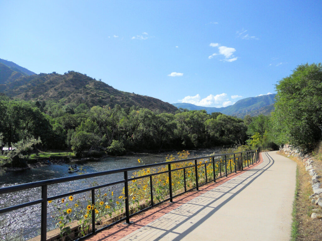 Rio Grande Trail - Nearing the confluence of the Roaring Fork and Colorado Rivers | Photo by TrailLink user GeoBiker