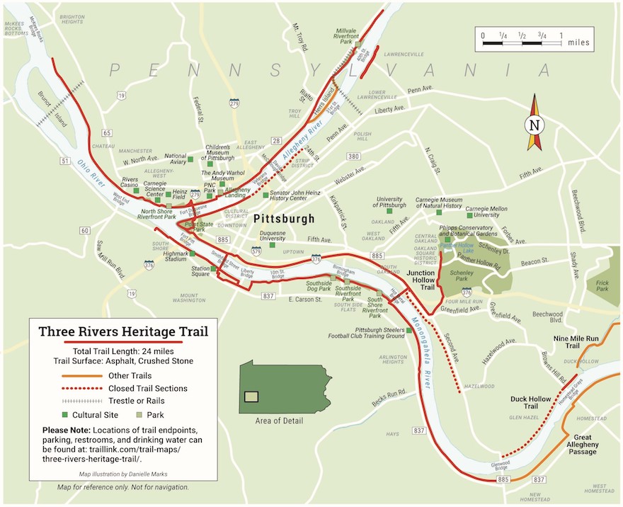 Riverfront Resurgence Map | Photo courtesy RTC