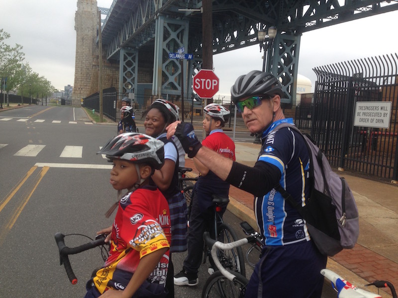 Rutgers-Camden IGNITE 2017 inaugural bike ride with new fleet of bikes provided through RTC's Metropolitan Grants Program | Photo by Anya Saretzky:RTC