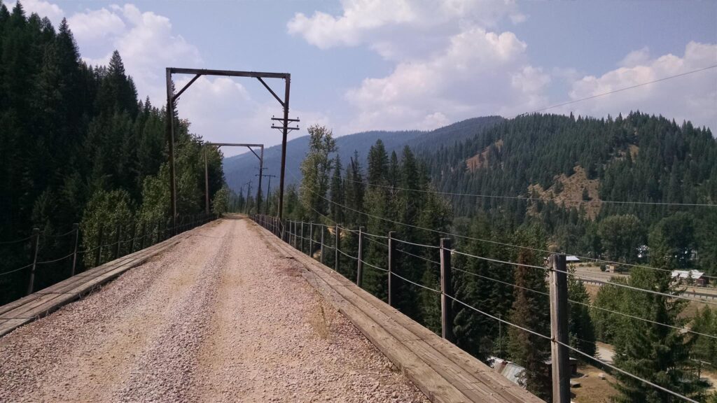 Saltese Trestle along the Route of the Olympian in Montana | Photo by TrailLink user railtrailingblog