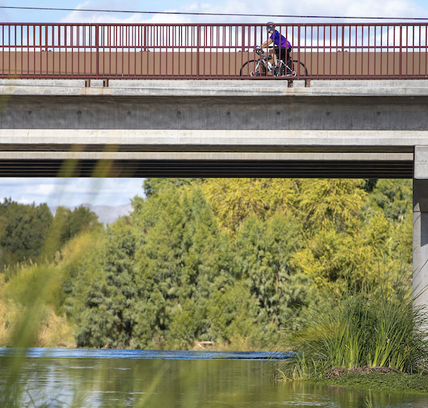 Santa Cruz River Park Trail | Photo by Randy Metcalf, courtesy Pima County Communications