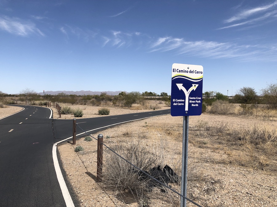 Santa Cruz River Park Trail in Christopher Columbus Park | Cindy Barks