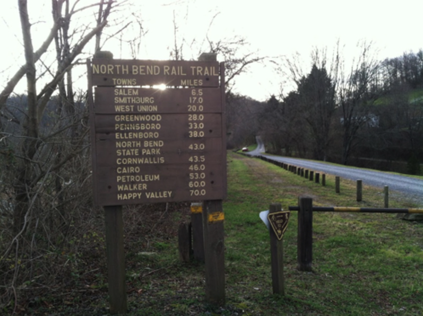 Though the trail passes through a number of small communities along the way, services are limited, so be sure to plan your trip accordingly. | Photo courtesy North Bend Rails to Trails Foundation