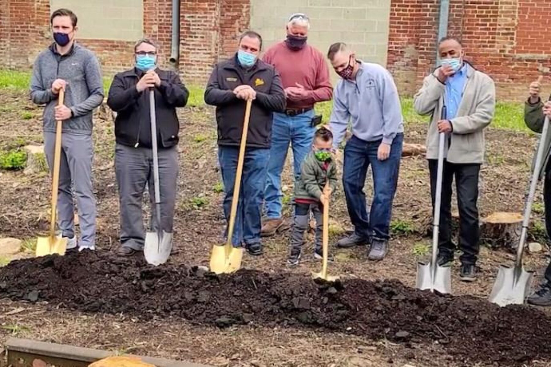 Screenshot of Friends of Madison County Parks and Trails' groundbreaking of a community mural project along Roberts Pass and Prairie Grass Trail