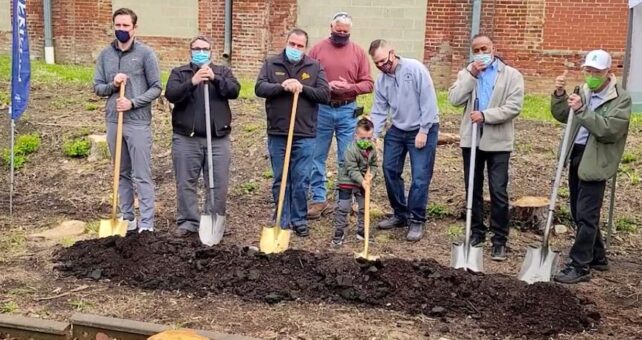 Screenshot of Friends of Madison County Parks and Trails' groundbreaking of a community mural project along Roberts Pass and Prairie Grass Trail