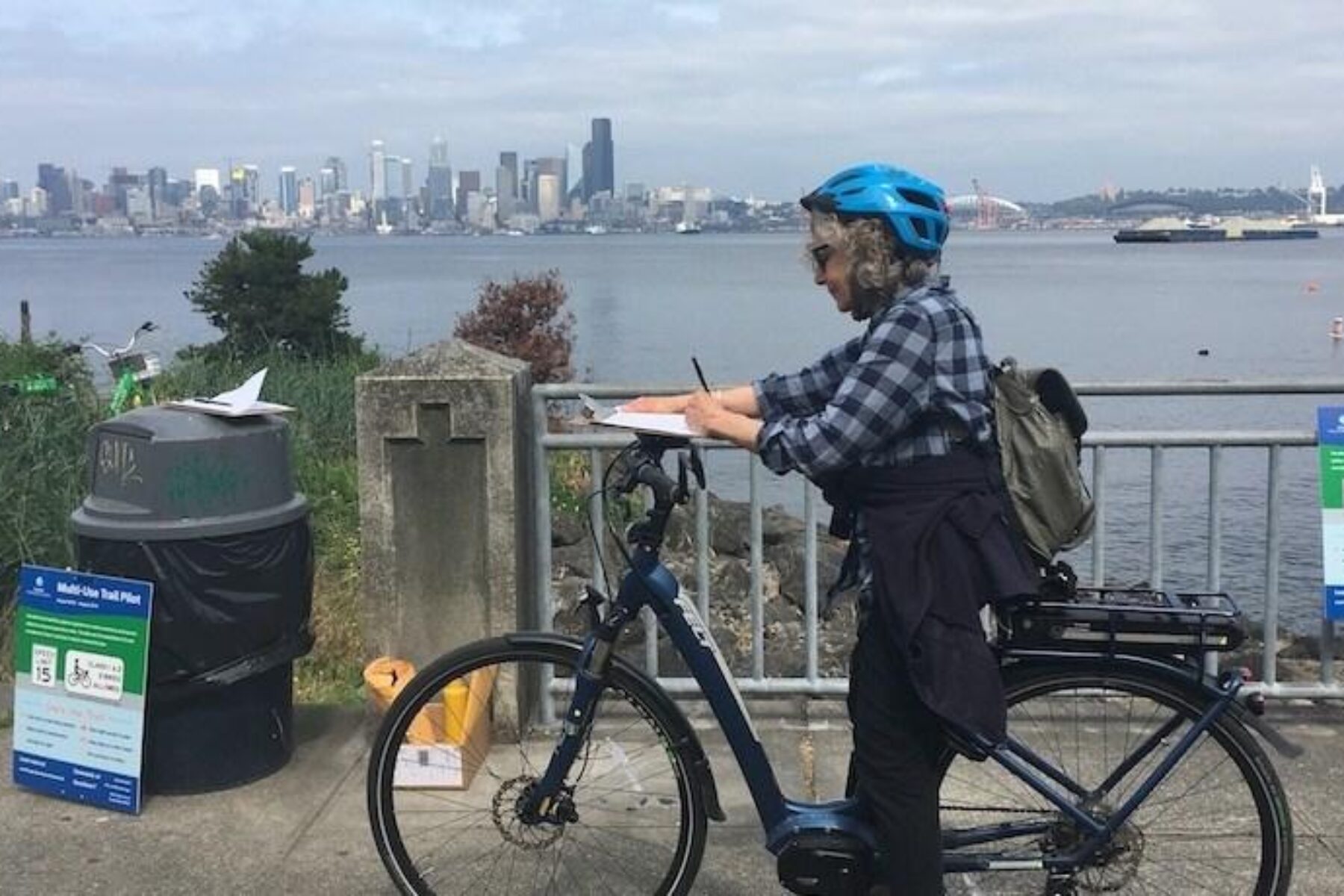 Seattle Parks and Recreation staff gathered data on nearly 10,000 trail users over the course of 25 intercept studies on five local trails for the city's e-bike pilot program. | Courtesy Seattle Parks and Recreation