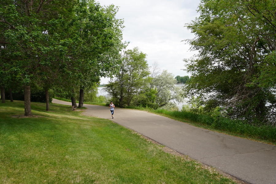 Sertoma Park along the Missouri Valley Millennium Legacy Trail | Photo courtesy Bismarck Parks and Recreation District