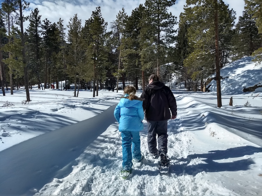 Snowshoeing in Colorado's Rocky Mountain National Park | Photo by Laura Stark