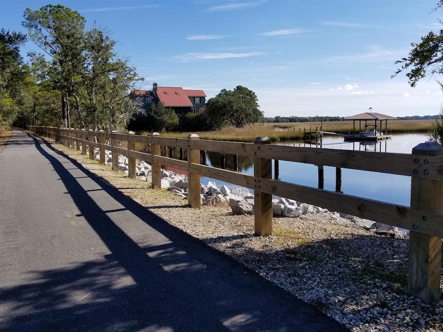South Carolina's West Ashley Greenway | Photo by TrailLink user mytrail1