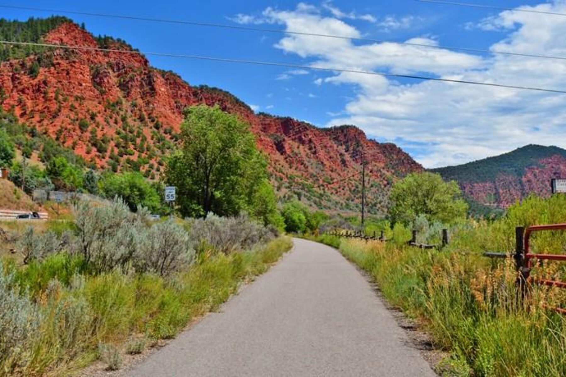 Spectacular mountains along the Rio Grande Trail | Photo courtesy Roaring Fork Transportation Authority