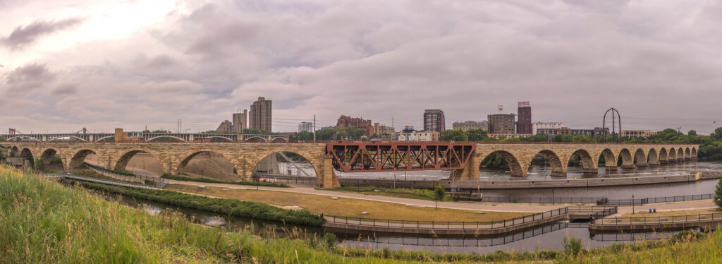 St. Anthony Falls Stone Arch Bridge in Minneapolis, Minnesota | Photo by Wayne Hsieh | CC BY-NC 2.0