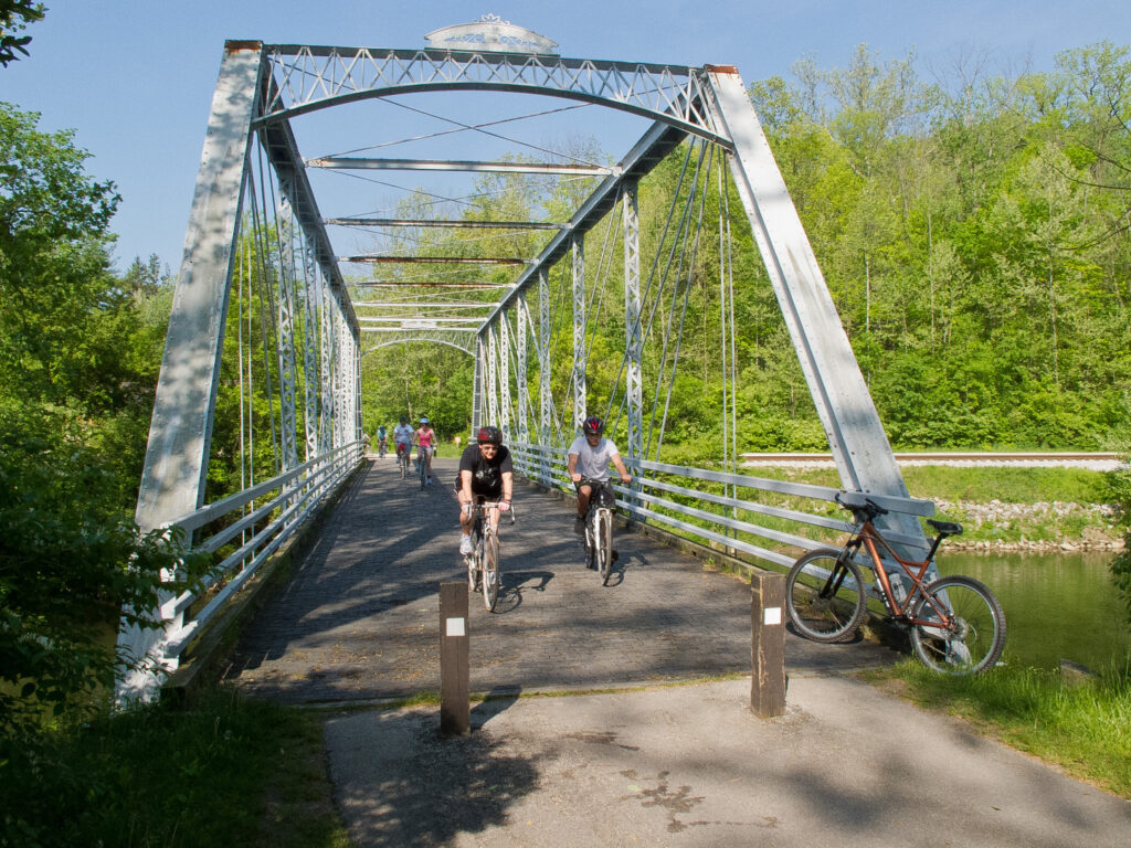 Station Road Bridge in Brecksville along the Ohio & Erie Canal Towpath Trail | Photo by Richard T (Tom) Bower
