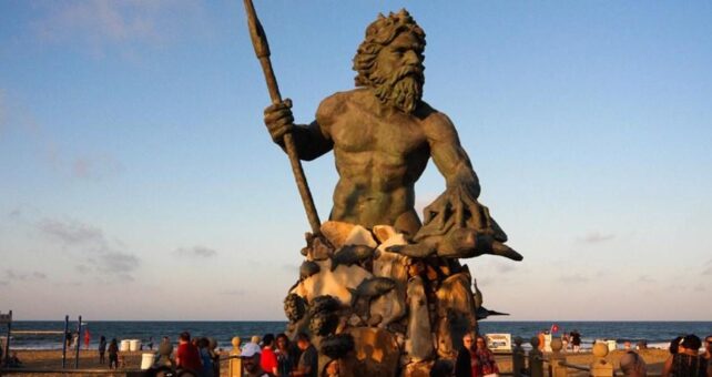 Statue of Neptune along the Virginia Beach Boardwalk | Photo by Scott Stark