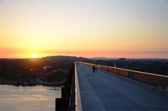 Sunsets and sunrises are breathtaking from the Walkway. | Photo by Fred Schaeffer