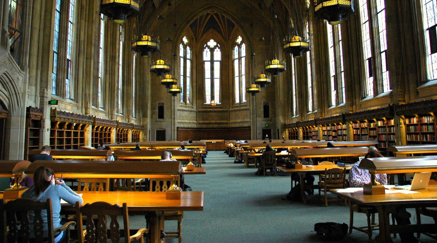 Suzzallo Library at the University of Washington along the Burke-Gilman Trail | Photo courtesy Wonderland | CC by 2.0