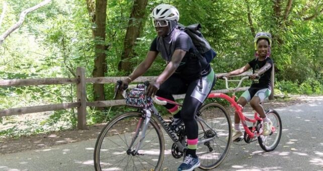 Tandem bike ride | Photo courtesy of Ajoa Abrokwa