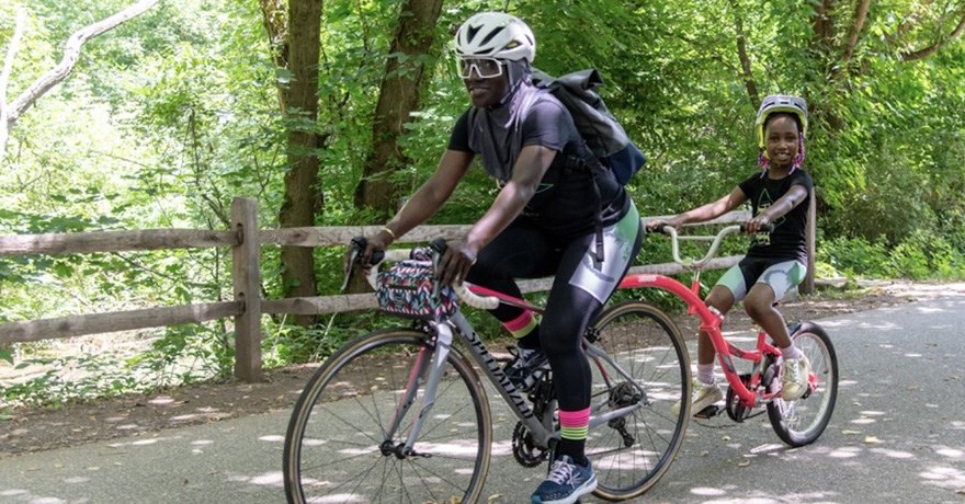 Tandem bike ride | Photo courtesy of Ajoa Abrokwa