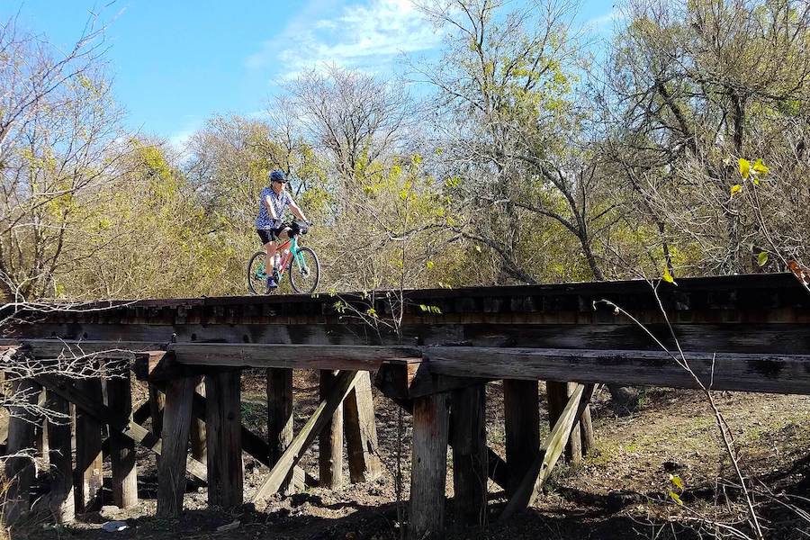 Texas' Chaparral Rail Trail | Photo by TrailLink user Don Parker