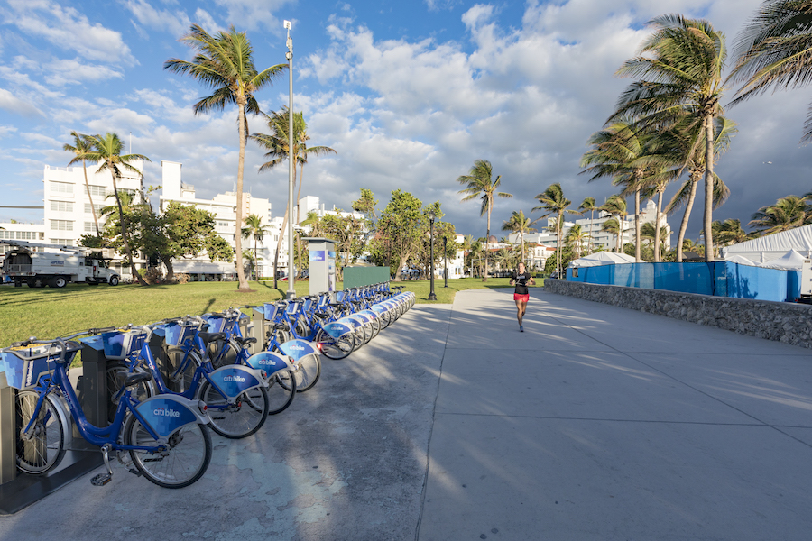 The Atlantic Greenway in South Beach is part of the developing 3,000-mile East Coast Greenway. | Photo by Lee Smith