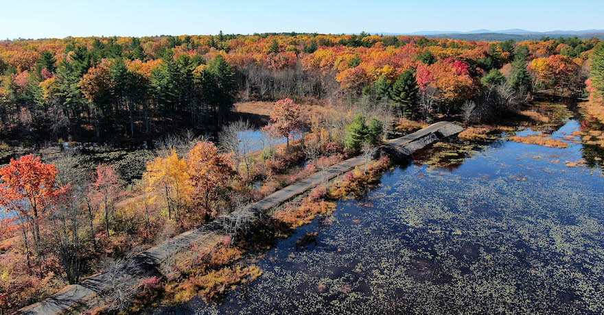 The Cohas section of the Londonderry Rail Trail | Courtesy Londonderry Trailways