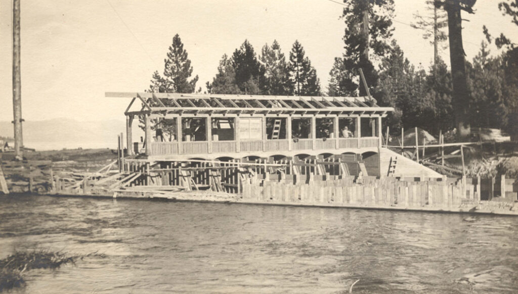 The Lake Tahoe Dam was constructed in the early 20th century. | Photo by Bureau of Reclamation