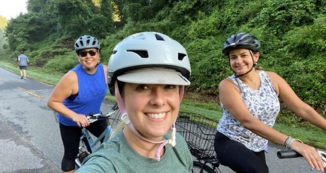 The Mom Squad on the W&OD Trail in Northern Virginia | Courtesy Brandi Horton