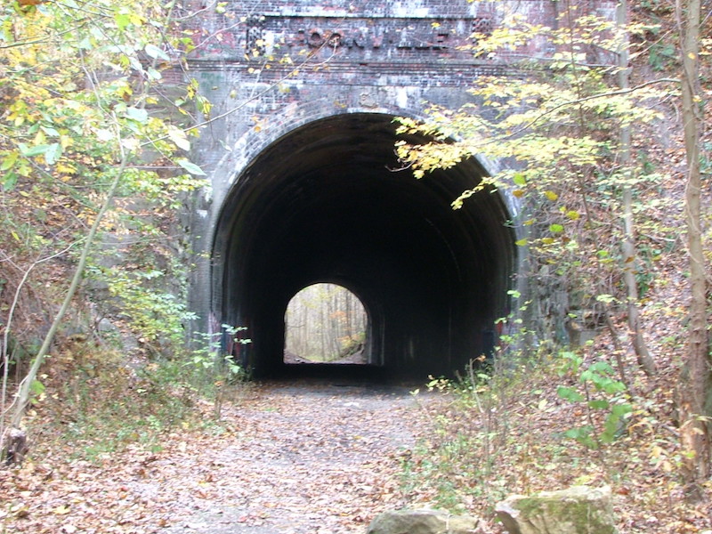 The Moonville Tunnel in Ohio is said to be visited by at least two separate spirits. | Photo courtesy Moo Kitty | CC by 2.0