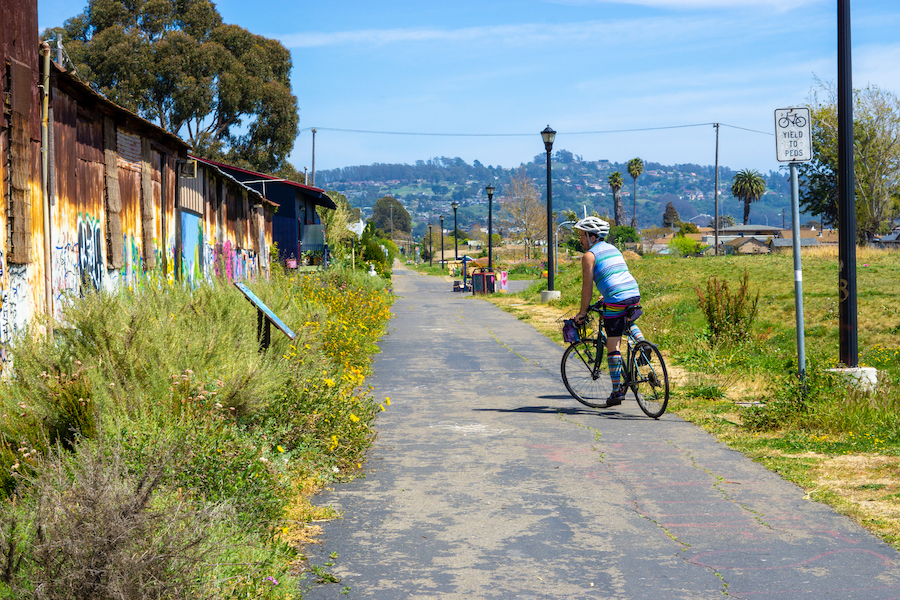 The Richmond Greenway in April 2021.