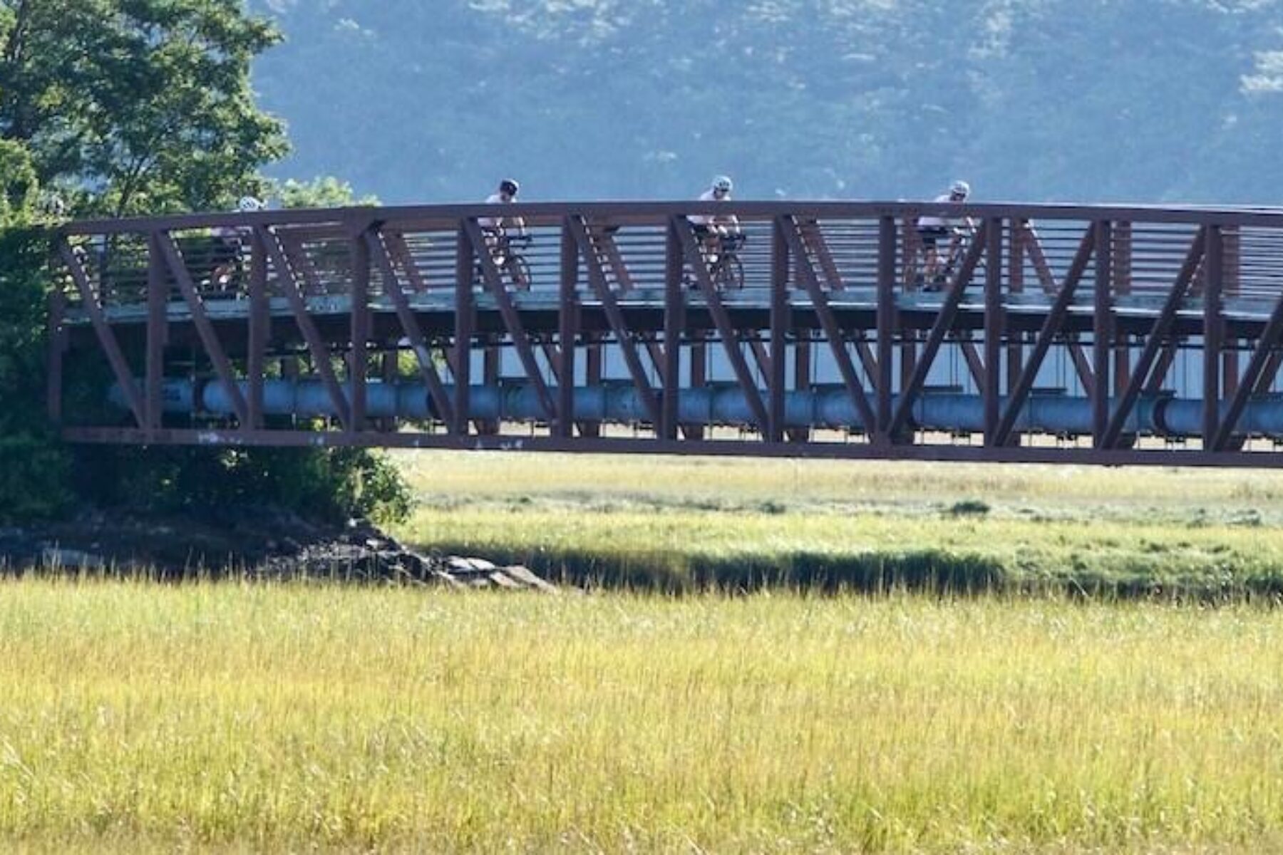 The Scarborough bridge on Maine's Eastern Trail | Courtesy Eastern Trail Alliance