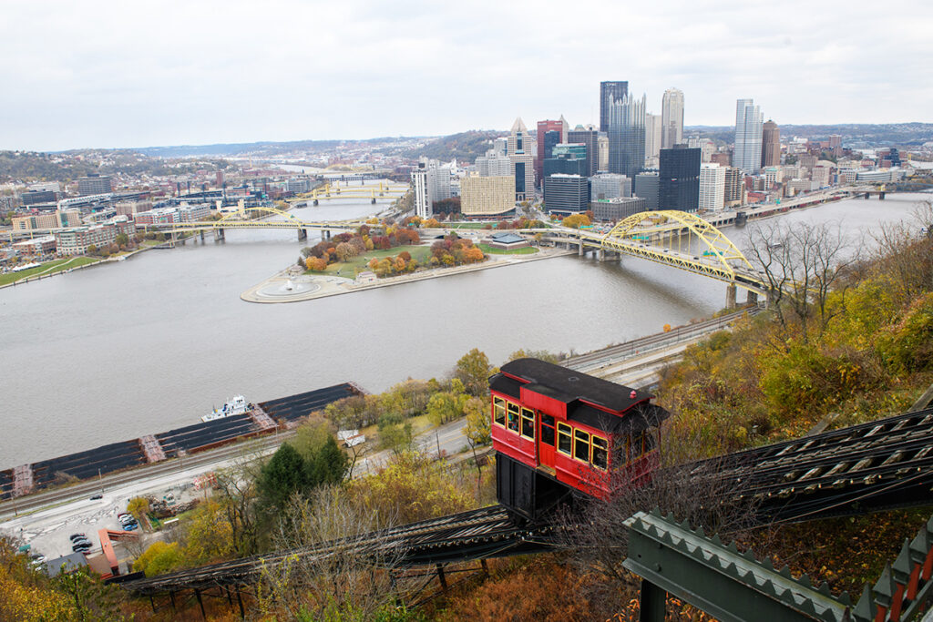 The Three Rivers Heritage Trail lines Pittsburgh's waterfront. | Photo by Justin Merriman