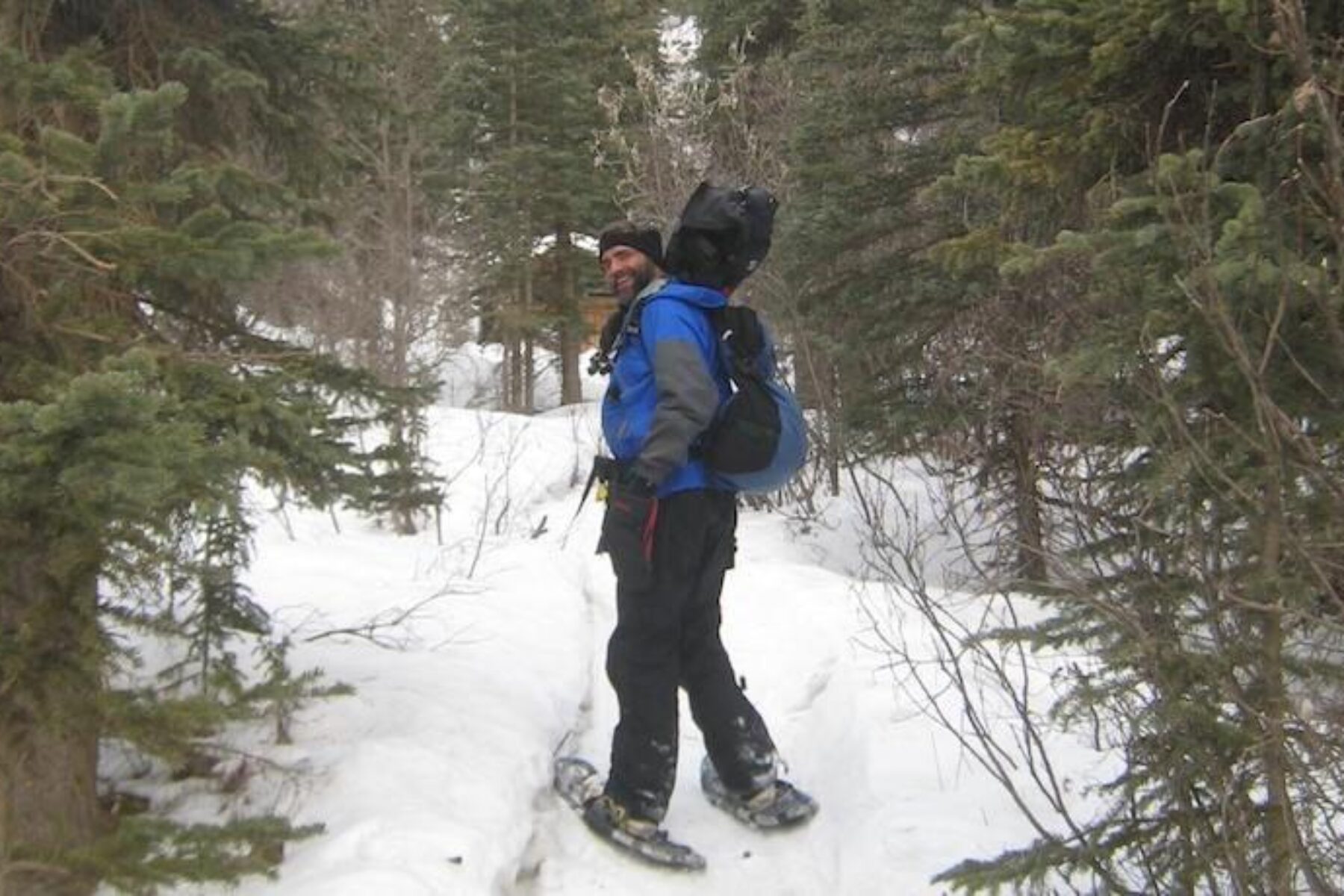 The author, Willie Karidis, out on a snowshoeing expedition | Courtesy Willie Karidis