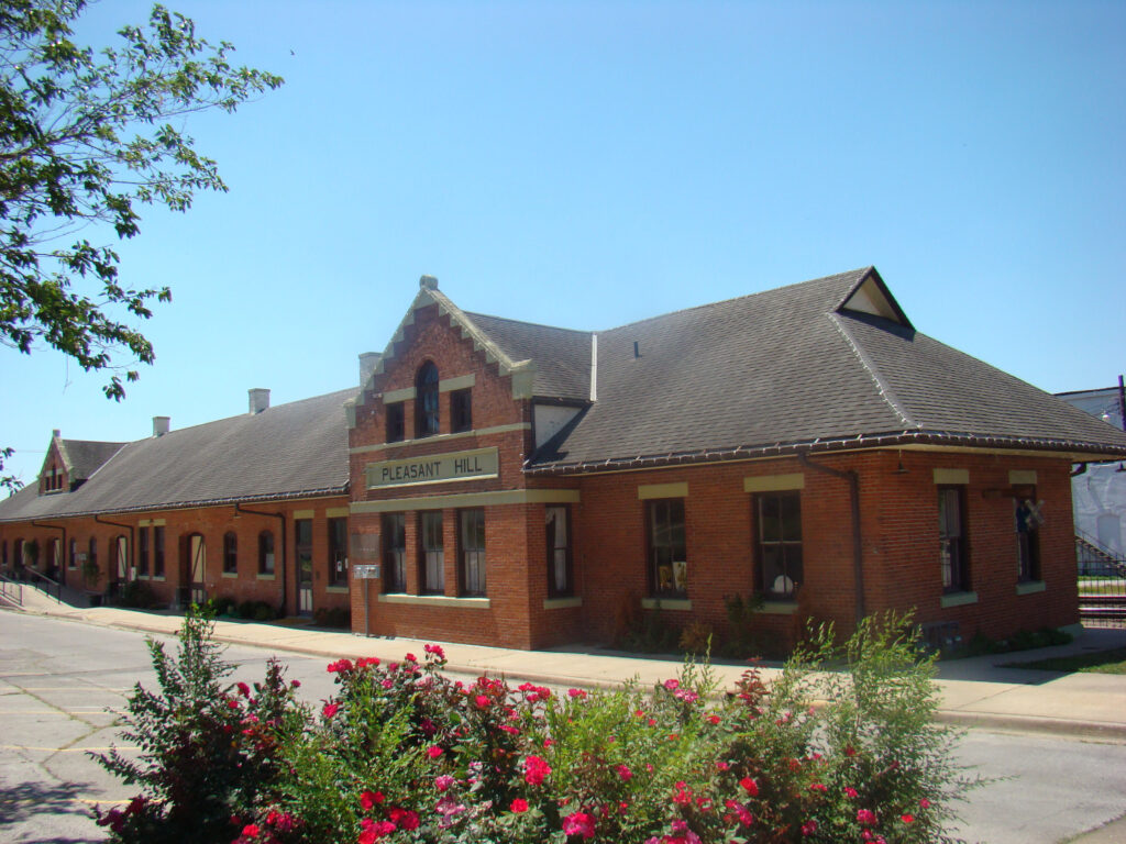 The charming Pleasant Hill Depot is located on the west end of Rock Island State Park. | Courtesy of the City of Pleasant Hill