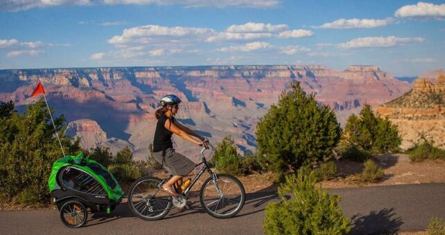 The family-friendly Grand Canyon Greenway Trail | Photo by Sarah Neal, courtesy Bright Angel Bicycles
