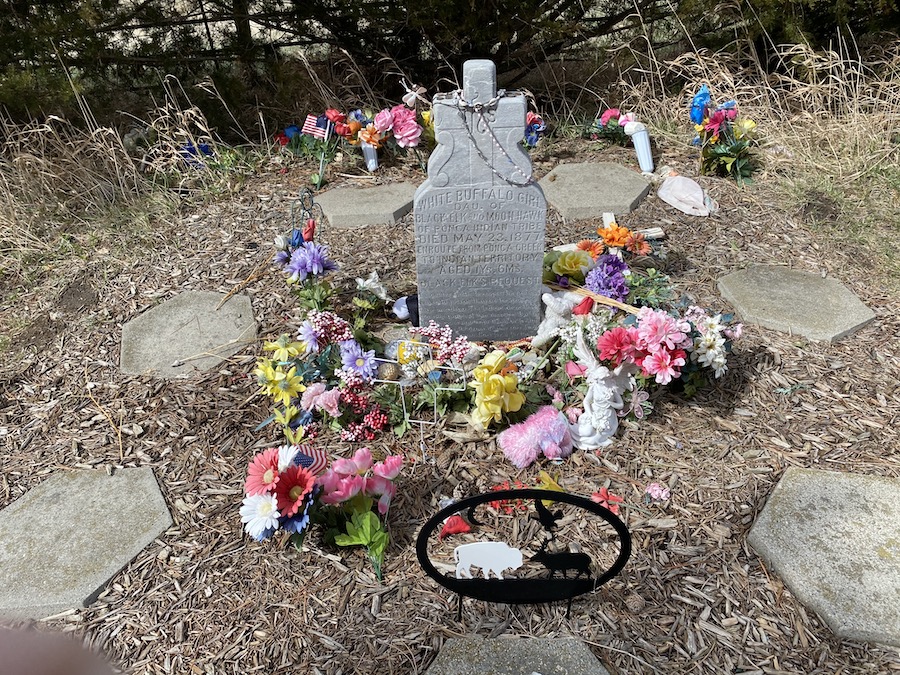 The gravesite of White Buffalo Girl is honored and respected generations after she was laid to rest. | Courtesy Antelope County Museum, Neligh, NE