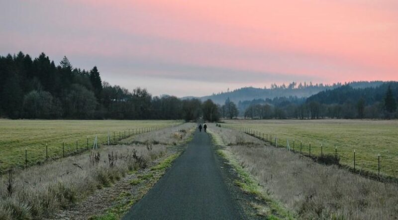 The rural southern end of the rail-trail. | Photo by Kelly R Williams