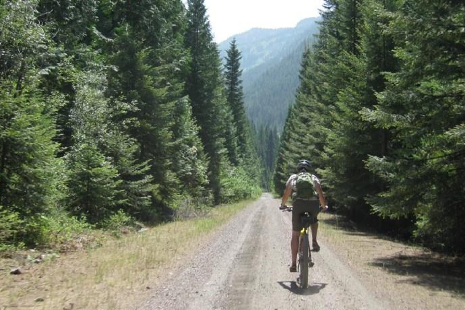 The stunning 22-mile NorPac trail in Idaho and Montana, is a host trail of the 3,700-mile Great American Rail-Trail. | Photo by TrailLink user cstineyb