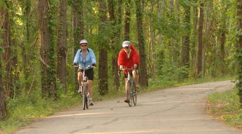 The trail winds through St. Tammany Parish towns and green spaces | Courtesy LouisianaNorthshore.com