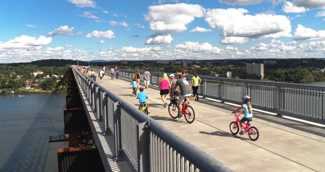 The well-loved Walkway Over the Hudson serves a multitude of users. | Photo by Fred Schaeffer