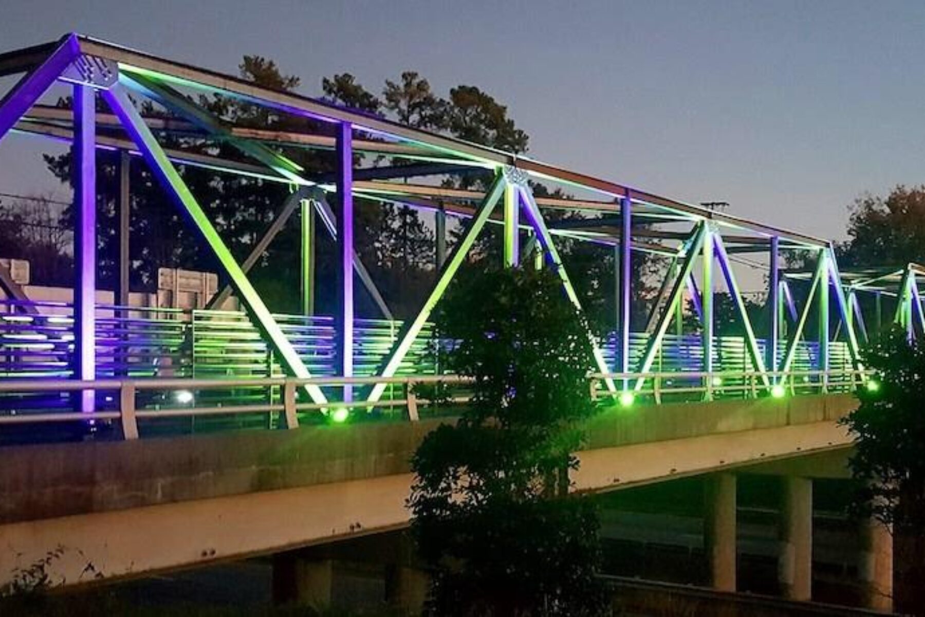 Thermal Belt Rail Trail bridge over Highway 74 | Photo by Dana Bradley