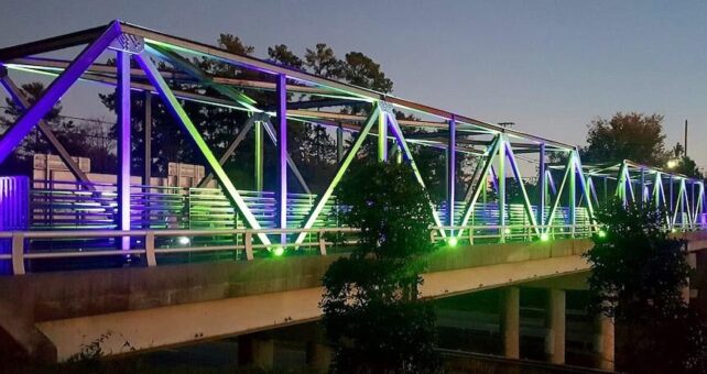 Thermal Belt Rail Trail bridge over Highway 74 | Photo by Dana Bradley