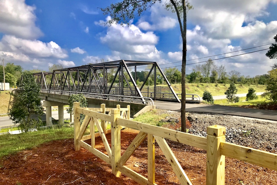 Thermal Belt Rail Trail bridge over Highway 74 | Photo by Steve Garrison