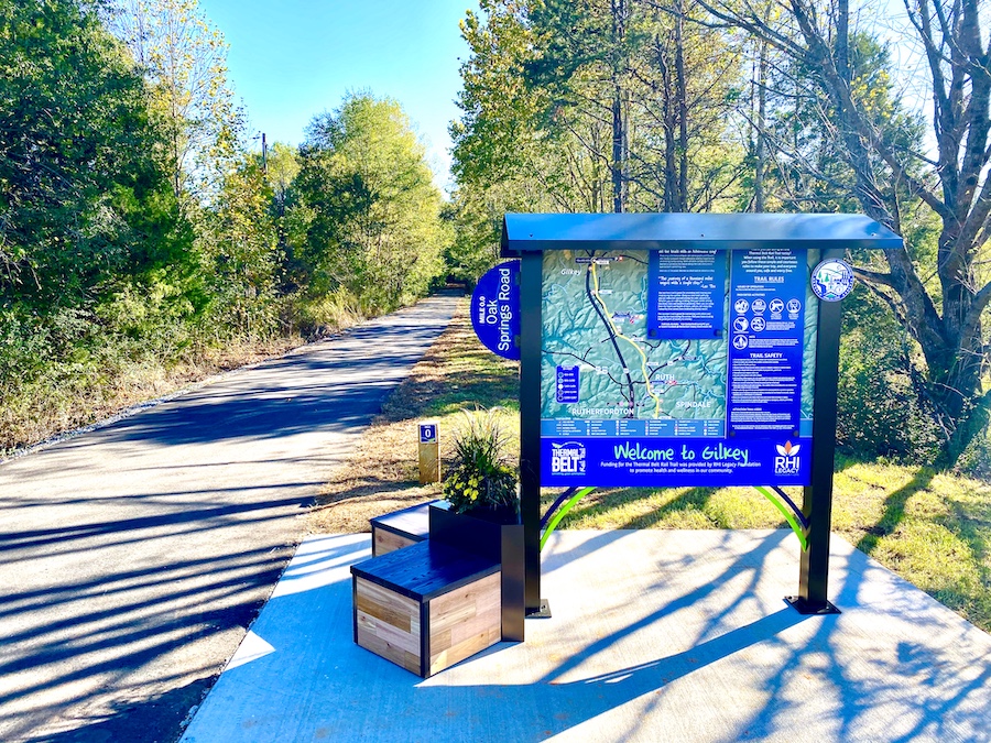 Thermal Belt Rail Trail trailhead | Photo by Steve Garrison