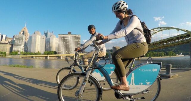 Three Rivers Heritage Trail | Courtesy Healthy Ride, Pittsburgh Bike Share