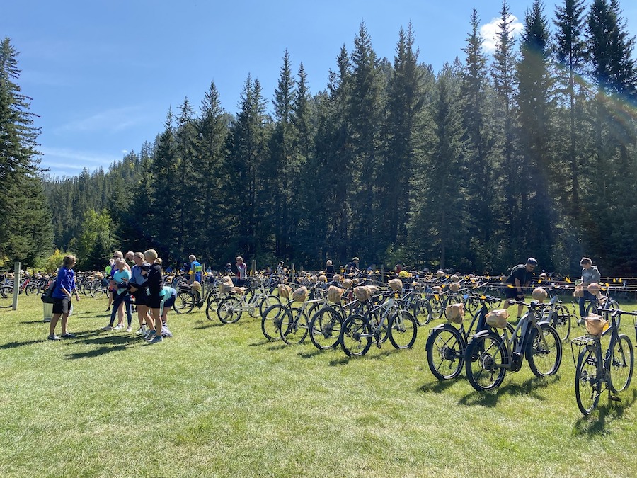 Trail Trek event along the George S. Mickelson Trail | Photo courtesy South Dakota Game, Fish and Parks