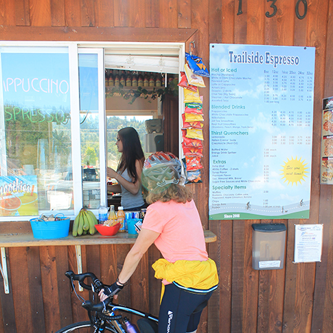 Trailside Connections Espresso along the Foothills Trail in South Prairie, Washington | Photo by Gene Bisbee