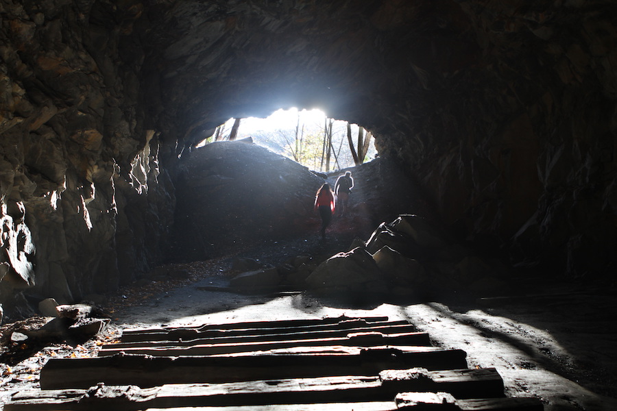 Turn Hole Tunnel lies just off the trail | Photo by Scott Stark