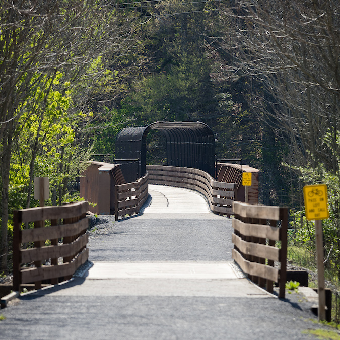 Tweetsie Trail bridge over SR 67 | Courtesy Carter County Tourism
