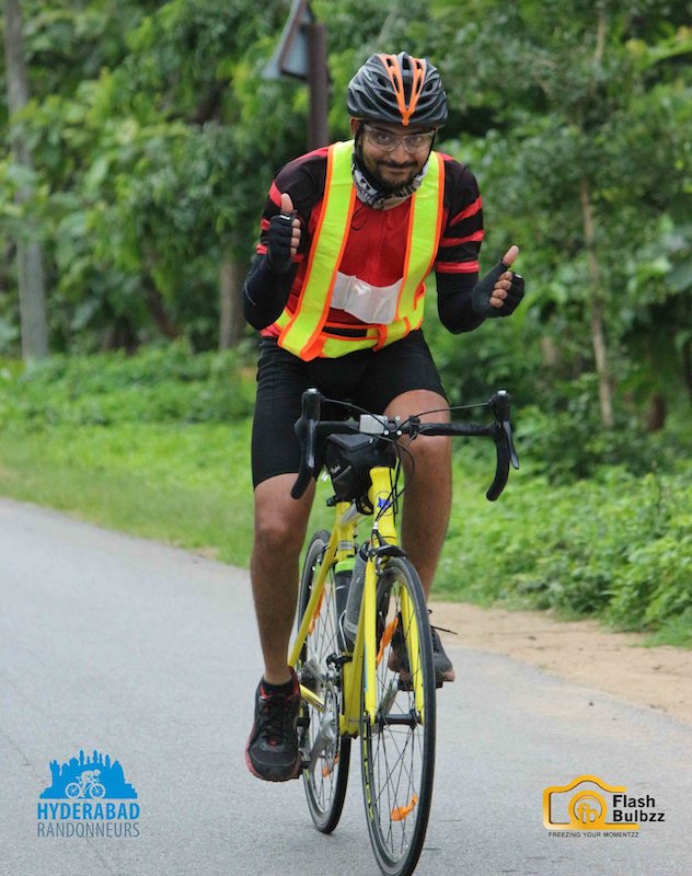 Ugesh Egala | Photo courtesy Hyderabad Randonneurs