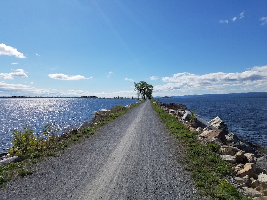 Vermont's Island Line Rail Trail | Photo by Carol Alexander