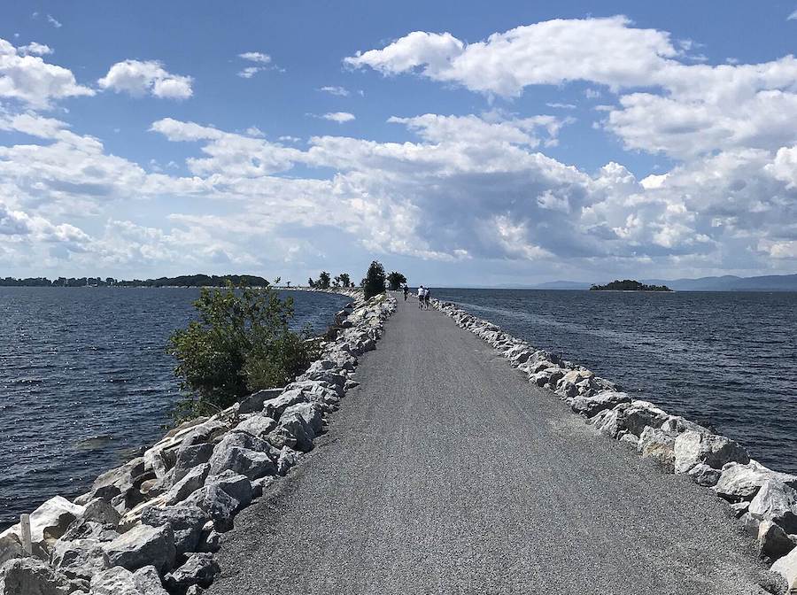 Vermont's Island Line Rail-Trail | Photo by Traillink user tgmahoney1